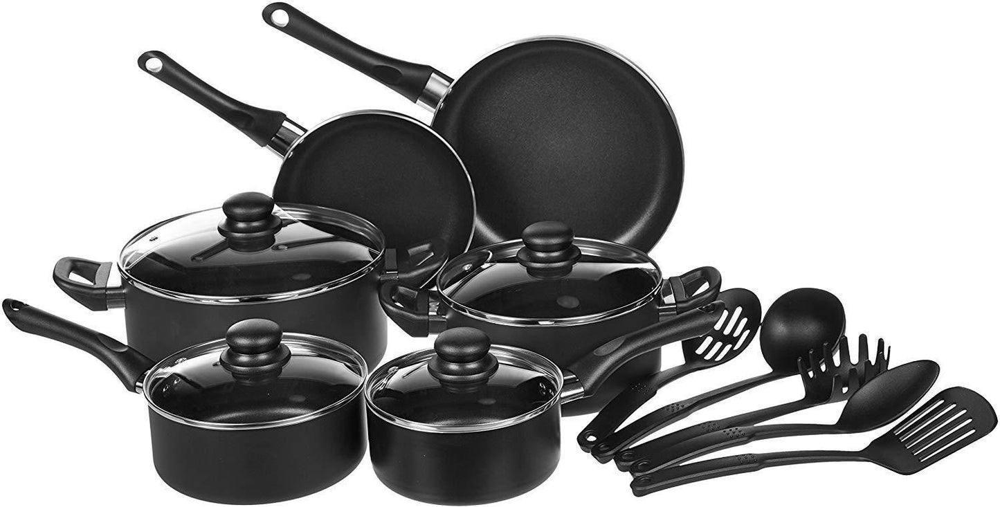 Basics 15-Piece Non-Stick Cookware Set